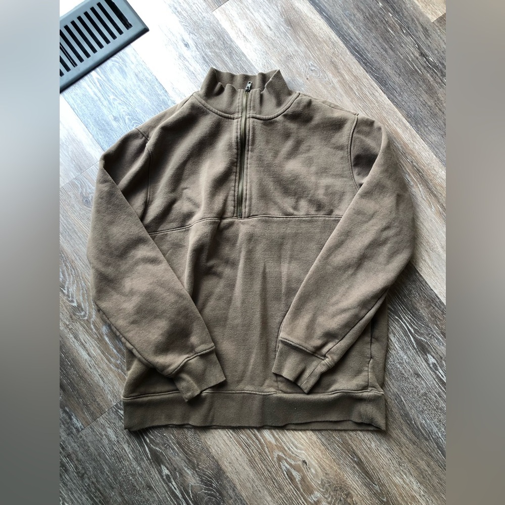 Dip Women’s Brown Quarter-Zip Sweater Size Medium